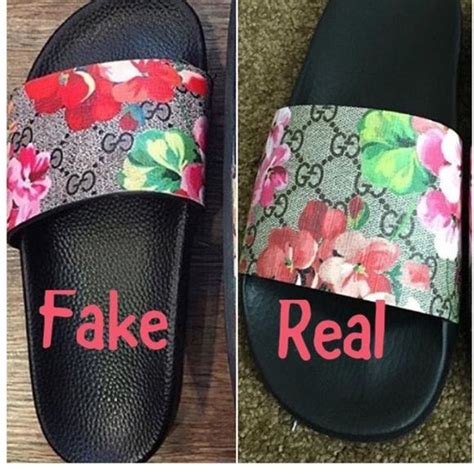 fake gucci slides size 5|how to authenticate gucci slides.